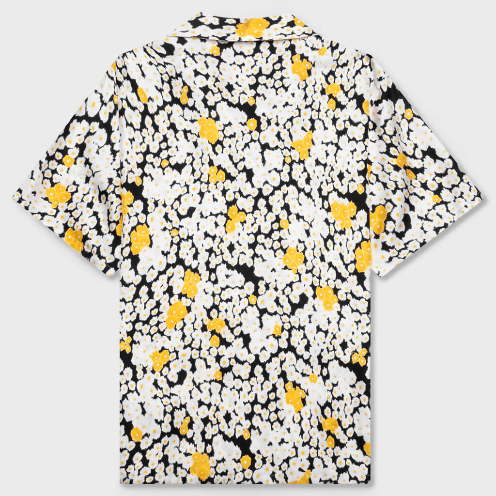 Printed Bowling Shirt - Black