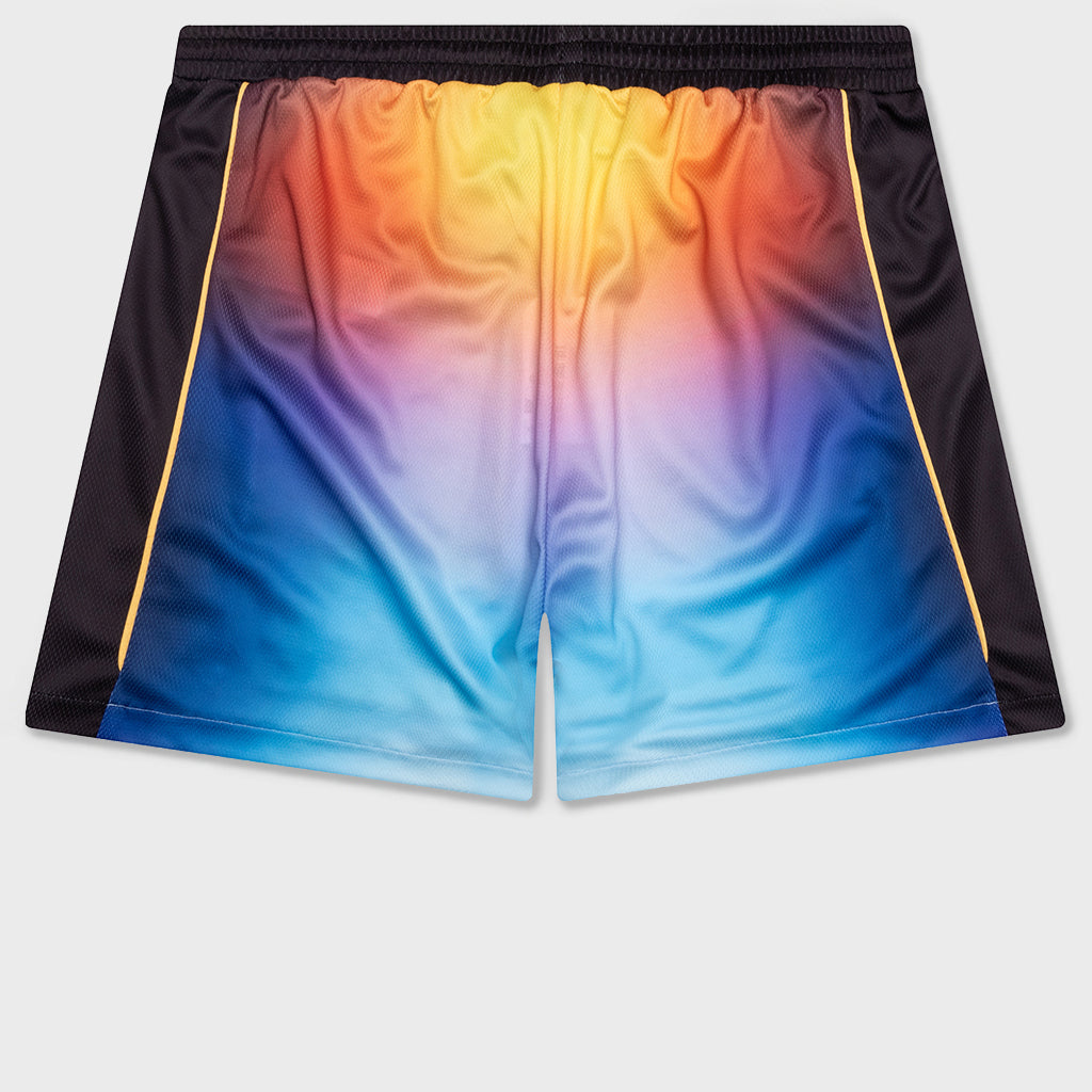 Printed Football Shorts - Gradient