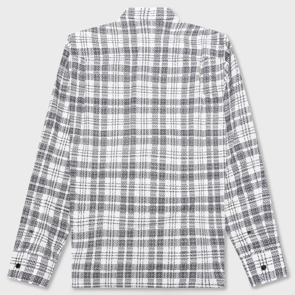 Plaid Logo Shirt - White