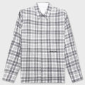 Plaid Logo Shirt - White