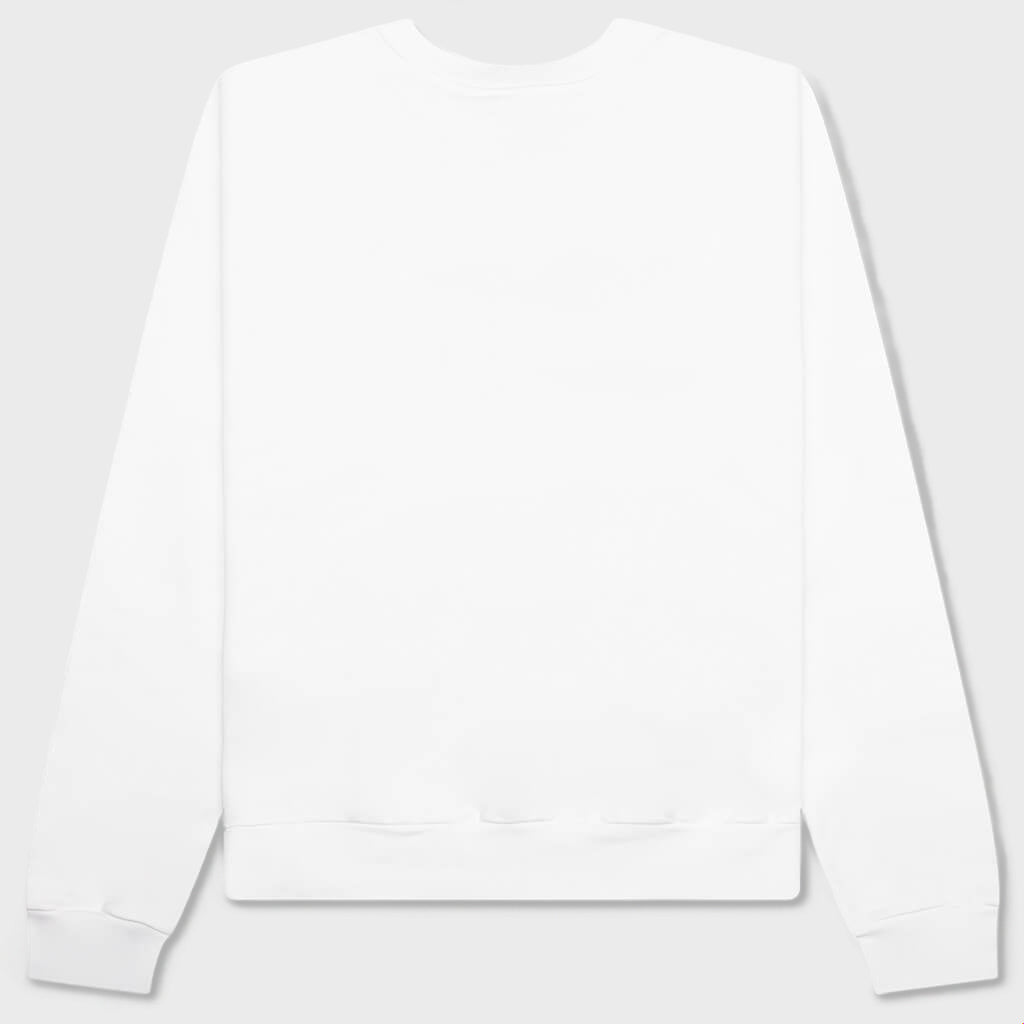 Scribble Printed Sweatshirt - Natural White