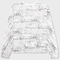 Scribble Printed Sweatshirt - Natural White