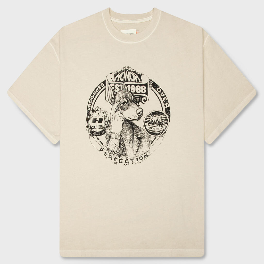Progress Over Perfection S/S Tee - Cream