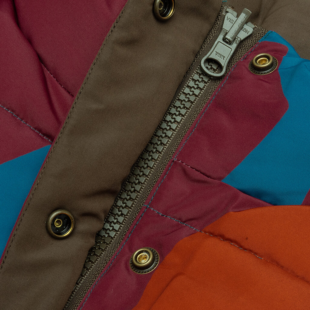 Protect The Sun Reversible Puffer Jacket - Brown