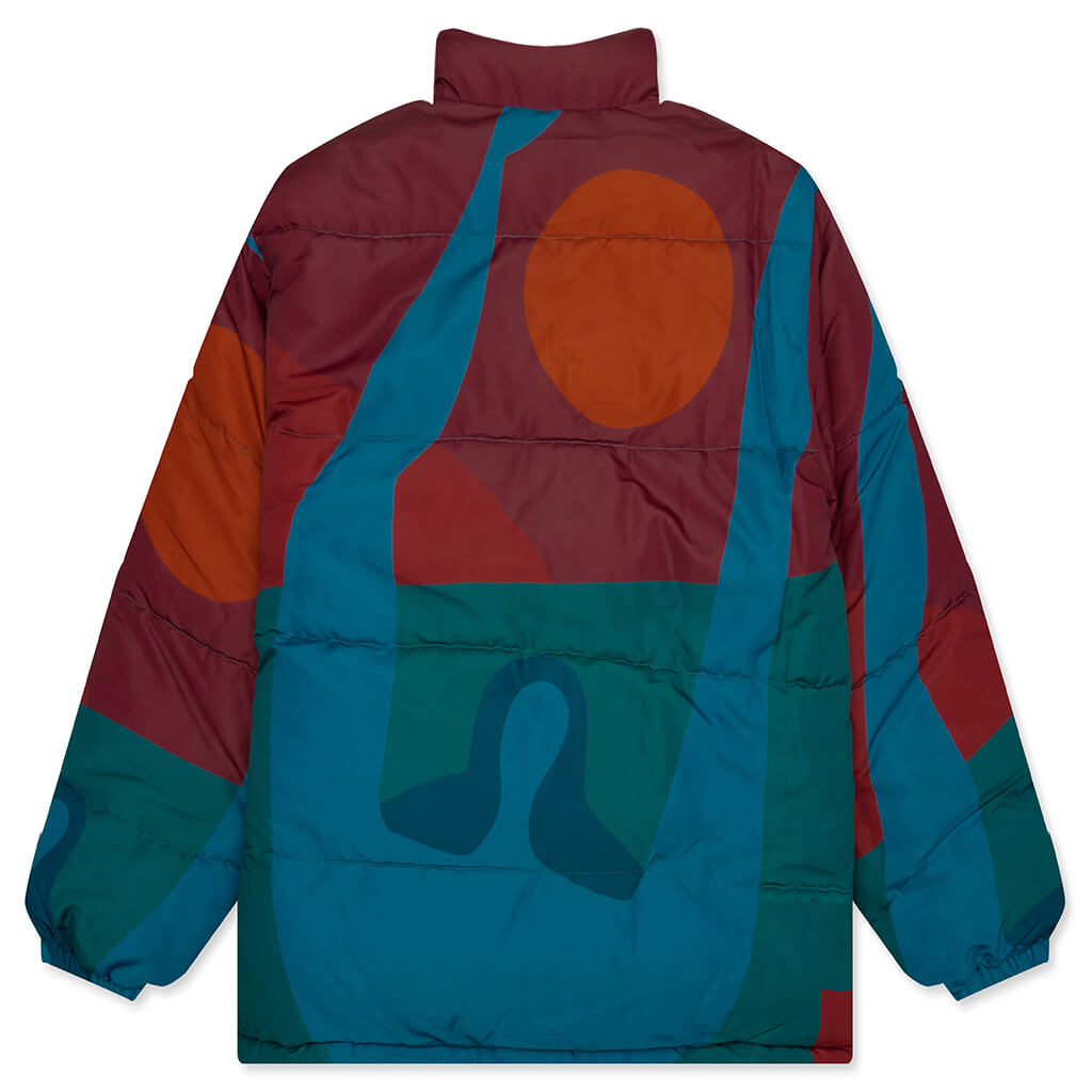 Protect The Sun Reversible Puffer Jacket - Brown