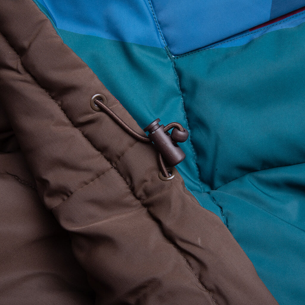 Protect The Sun Reversible Puffer Jacket - Brown