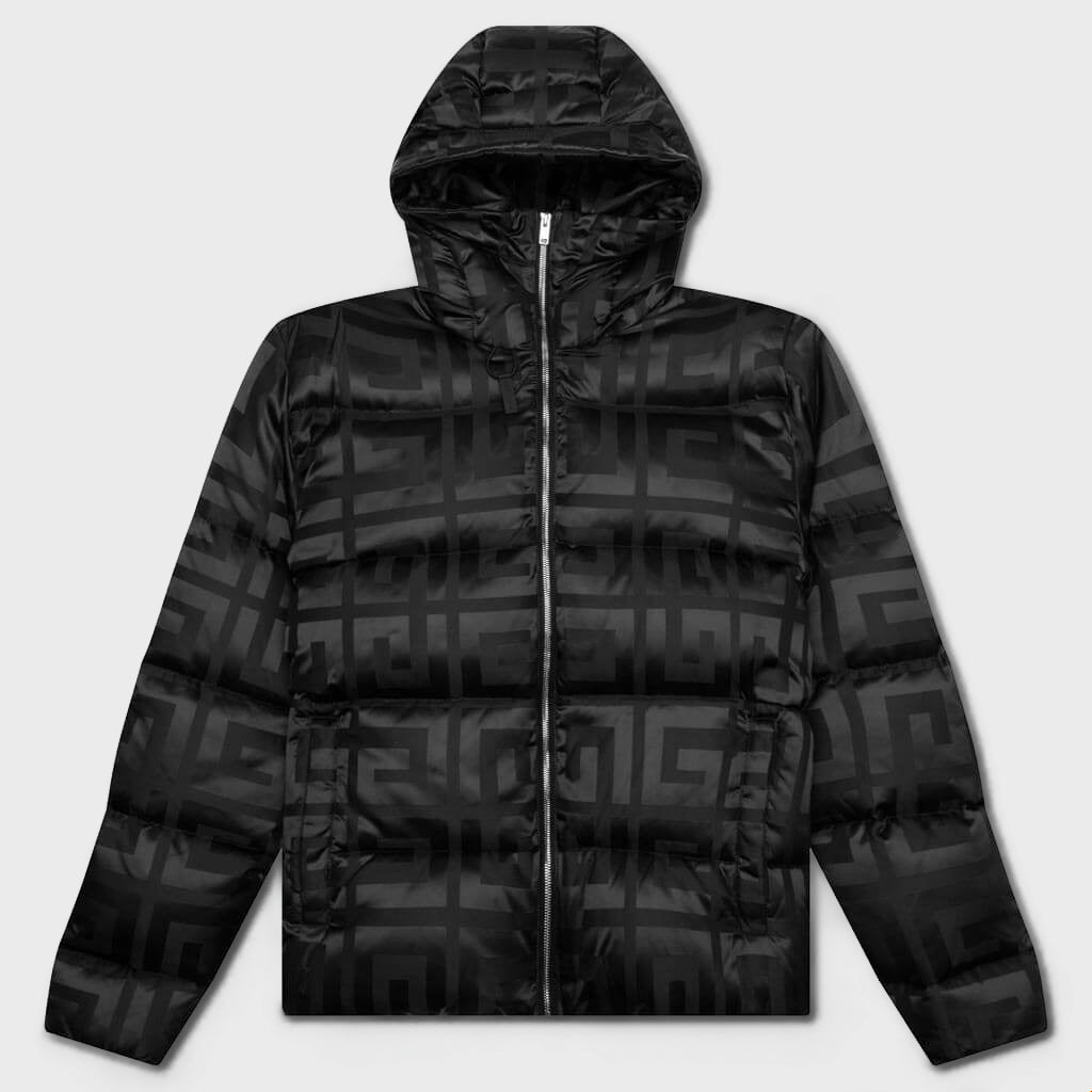 4G Puffer Jacket - Black