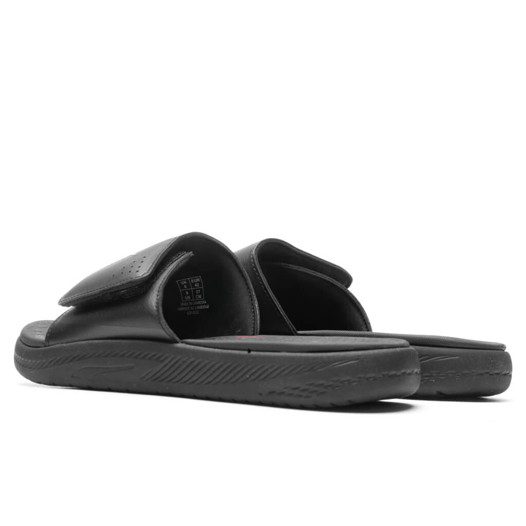 SoftRide Slides - Black/High Risk Red