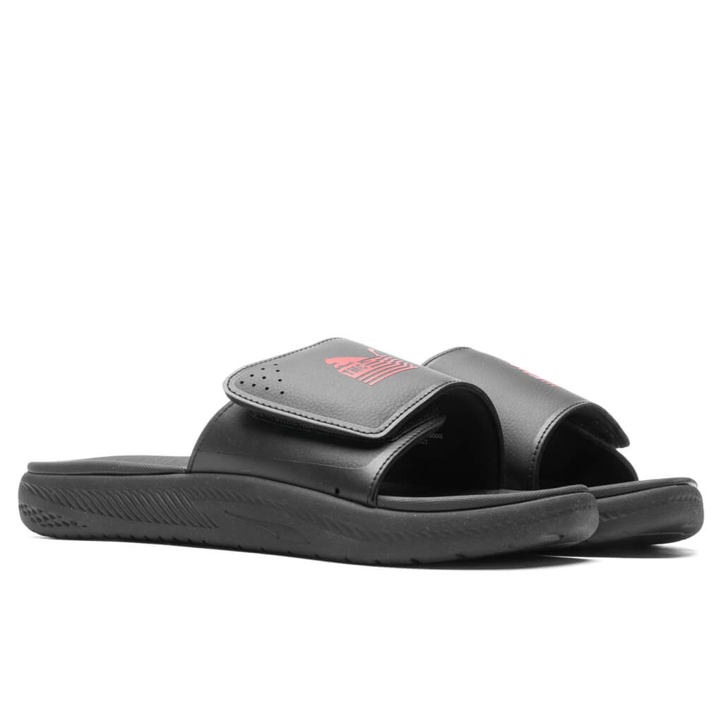 SoftRide Slides - Black/High Risk Red