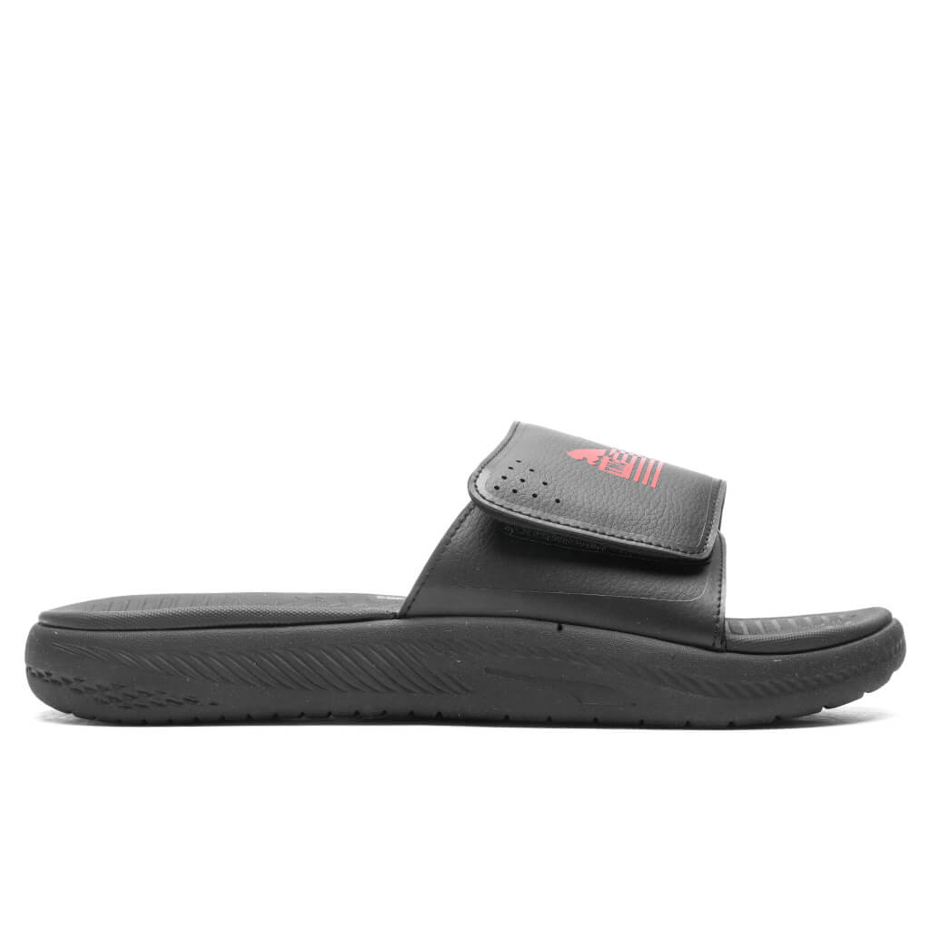 SoftRide Slides - Black/High Risk Red