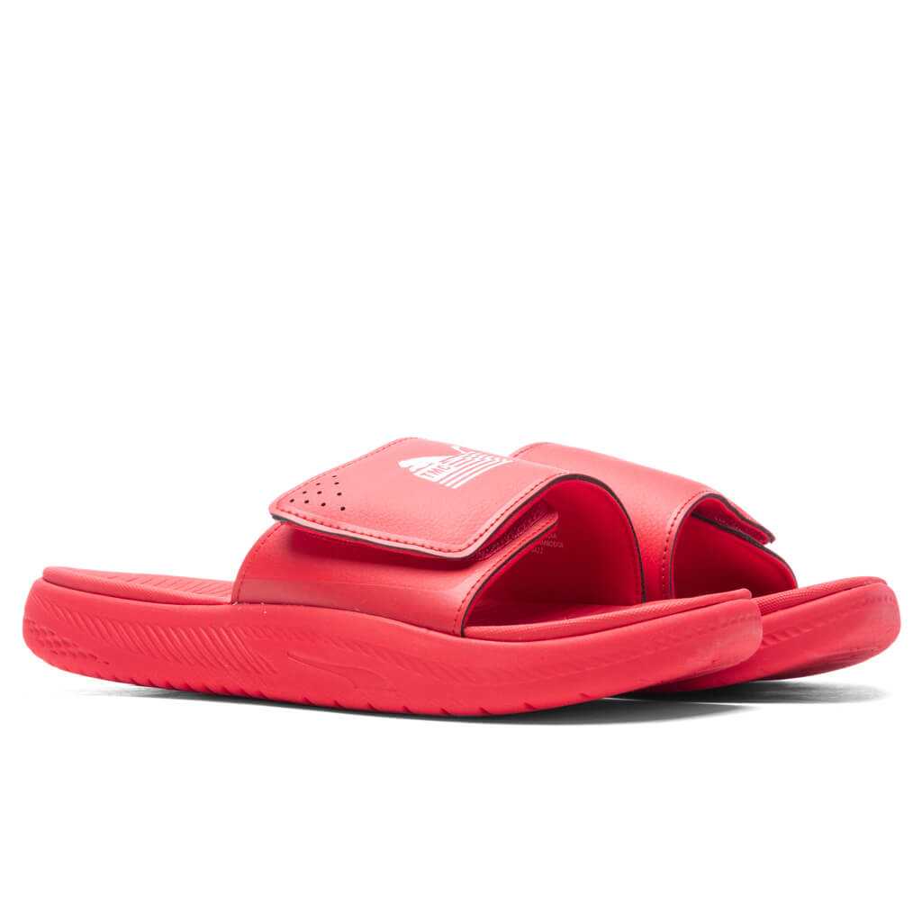 SoftRide Slides - High Risk Red/White