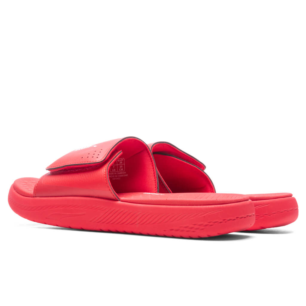 SoftRide Slides - High Risk Red/White