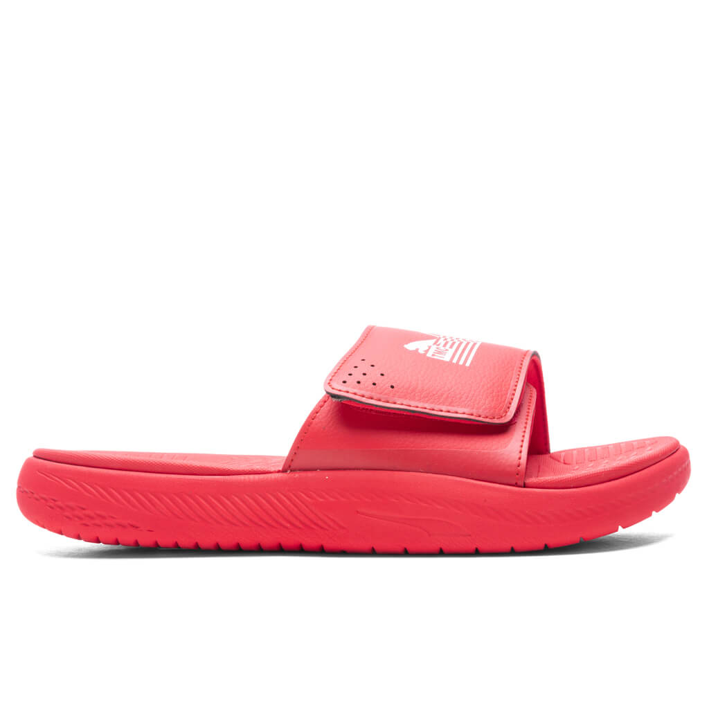 SoftRide Slides - High Risk Red/White