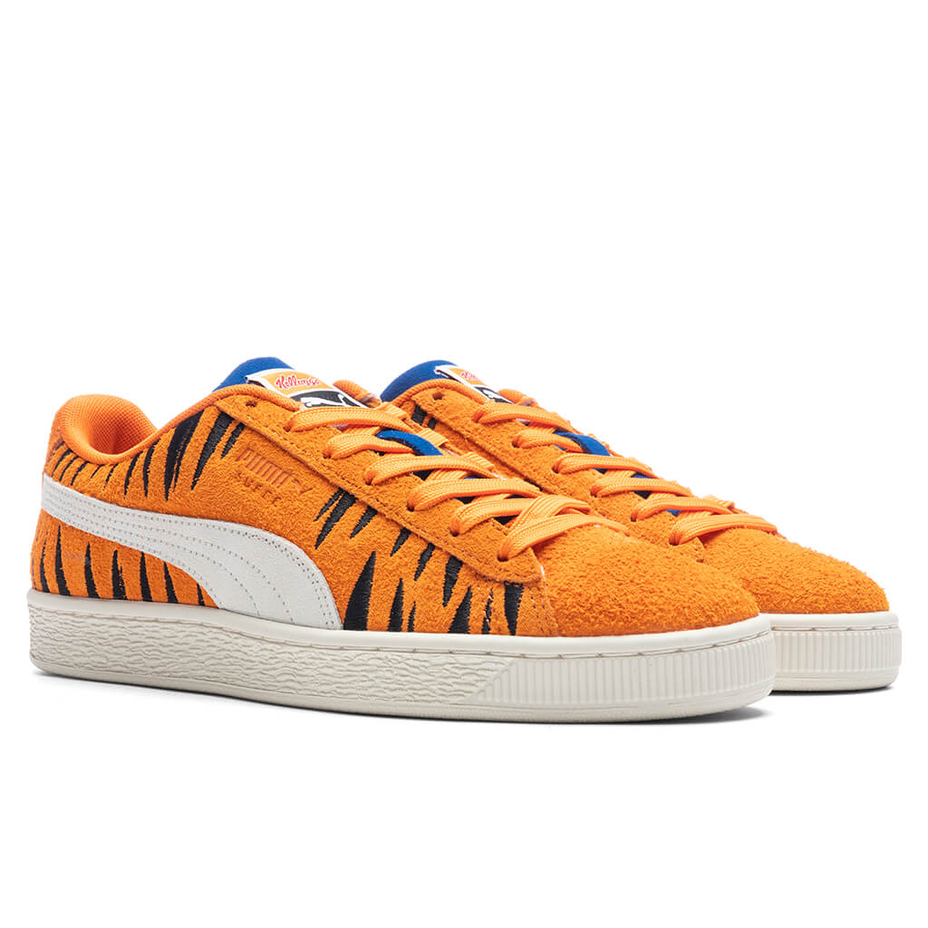 Suede - Flame Orange/Vaporous Grey