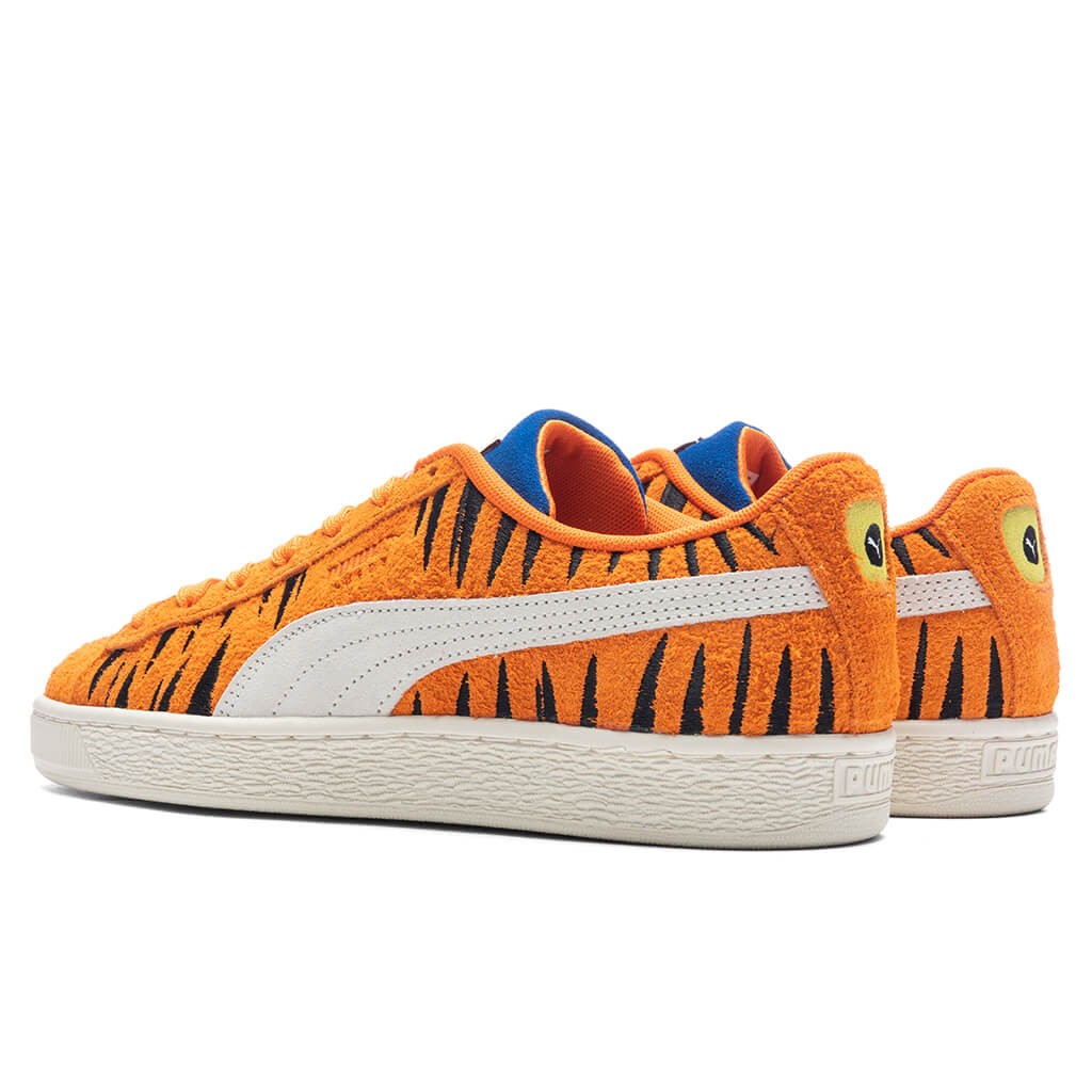 Suede - Flame Orange/Vaporous Grey