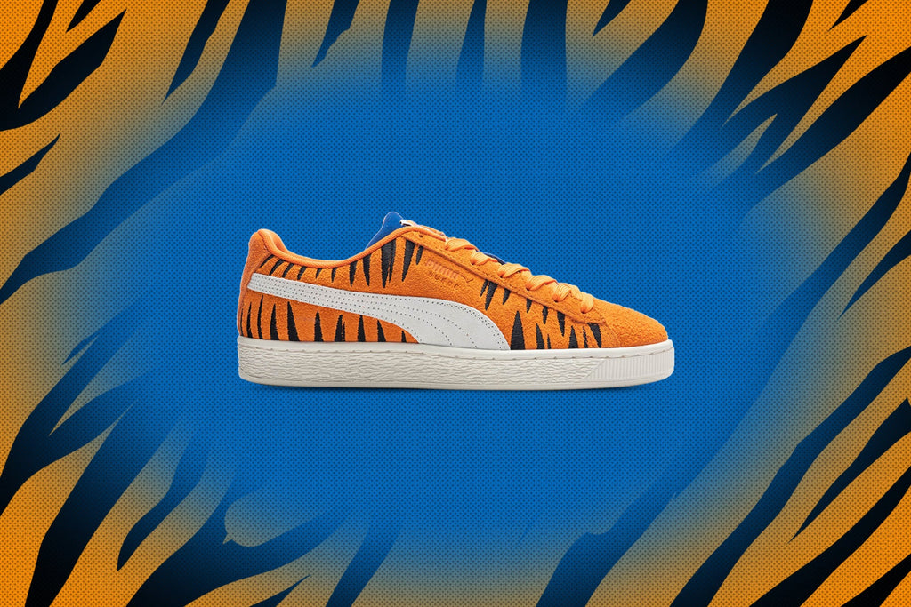 Suede - Flame Orange/Vaporous Grey