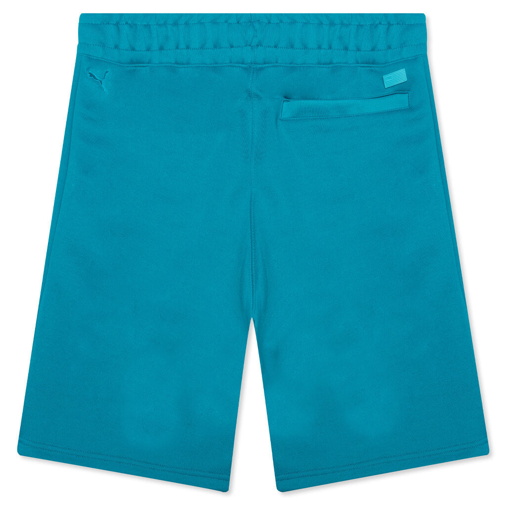 Hustle Way Bermuda - Teal Blue