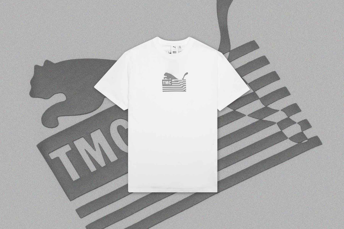 Hustle Way Logo Tee - Puma White