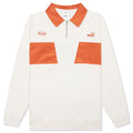 1/4 Zip Pullover - White