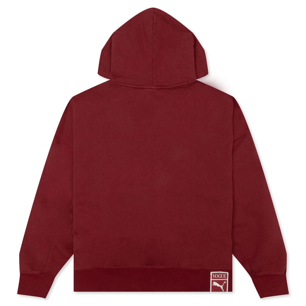 Oversized Hoodie Tr-Red