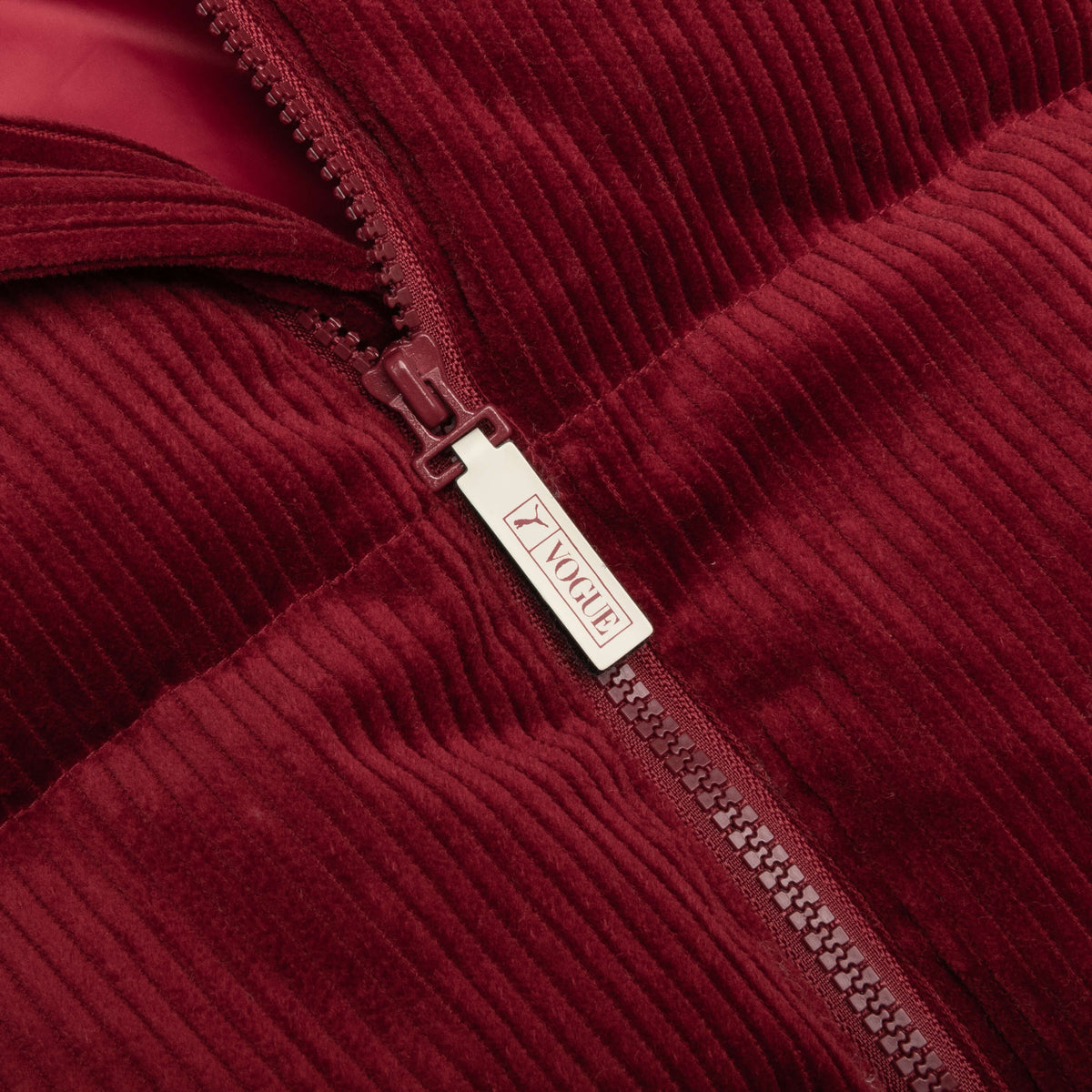 Women's Oversized Puffer Jacket - Intense Red