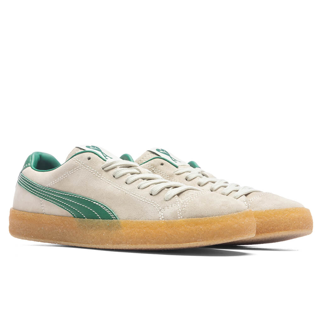Suede Crepe - White
