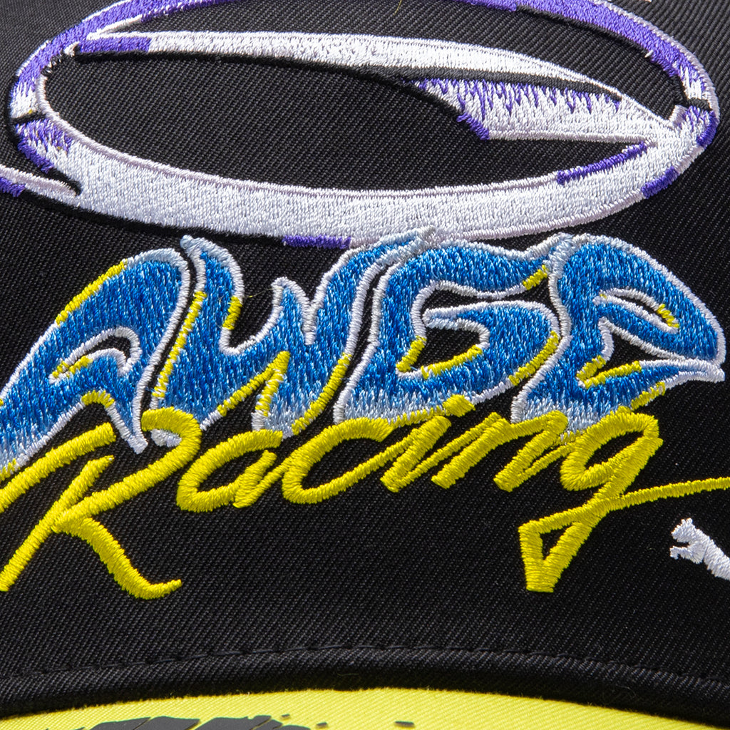 AWGE Racing Cap - Black/Lime Sheen