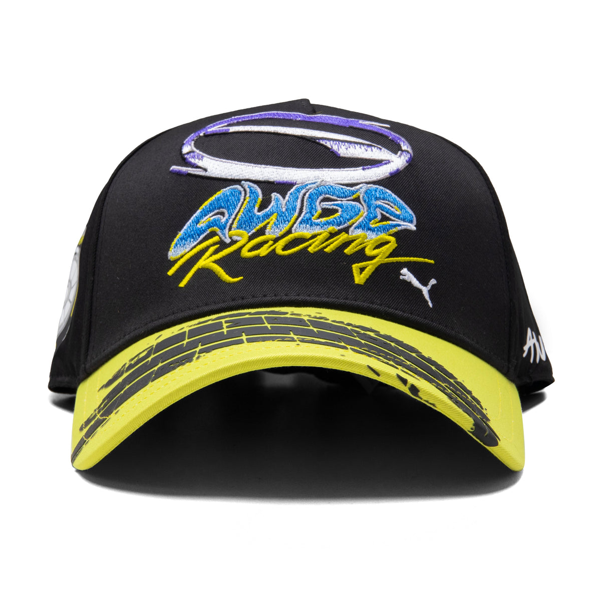 AWGE Racing Cap - Black/Lime Sheen