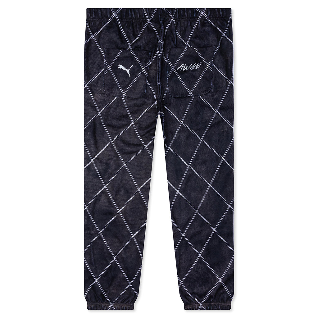 Distressed Sweat Pant - Black