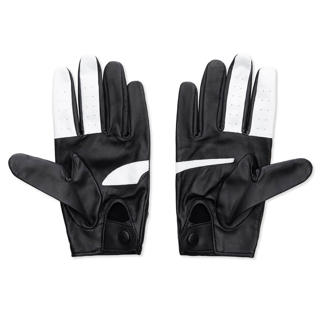 Driving Gloves - Black/Fierce Red