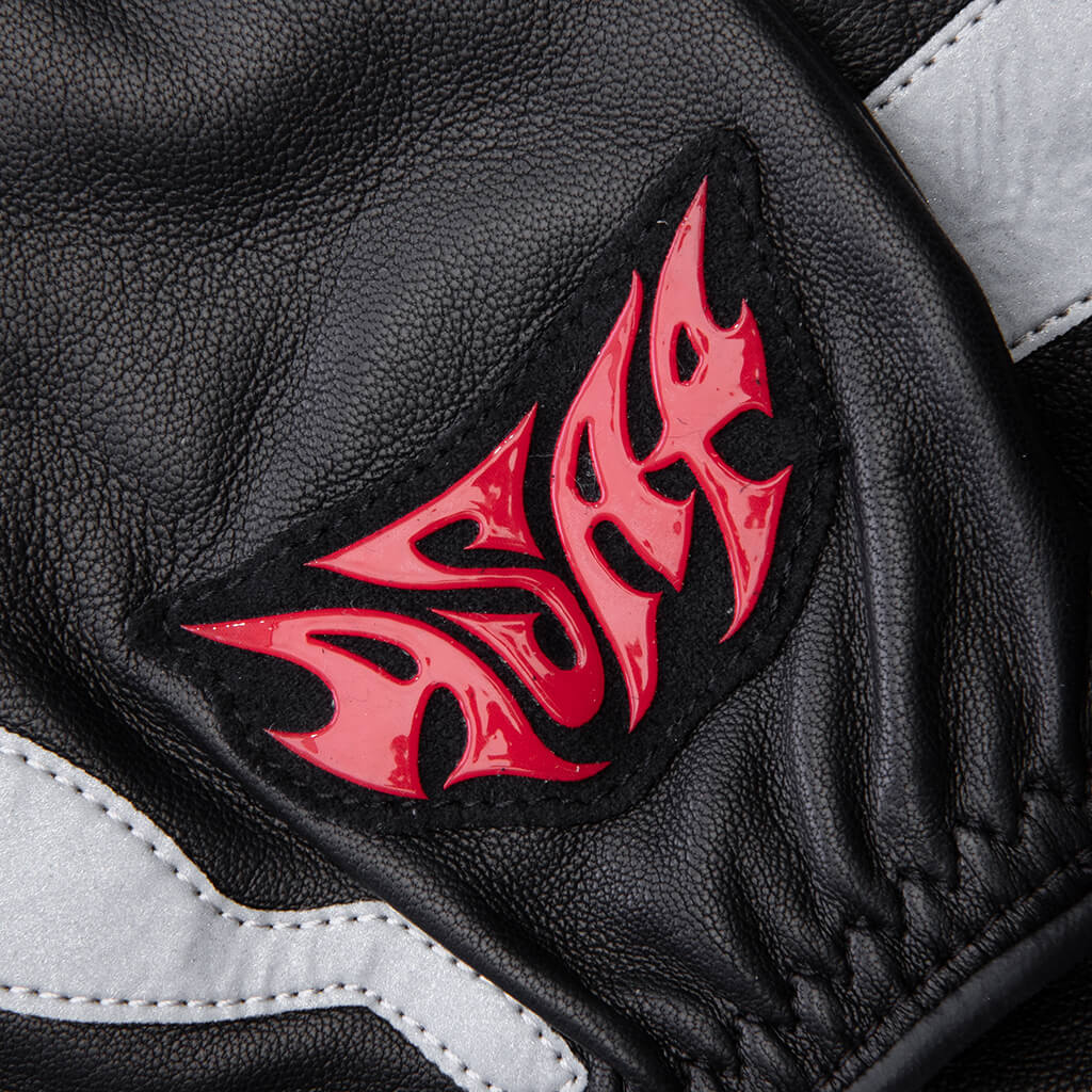 Driving Gloves - Black/Fierce Red
