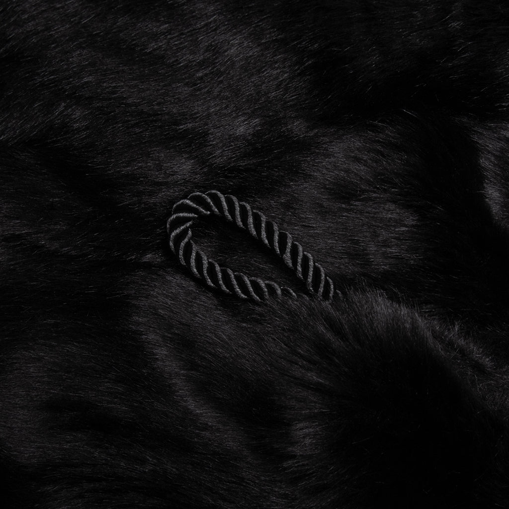 Flacko Fur Coat - Black