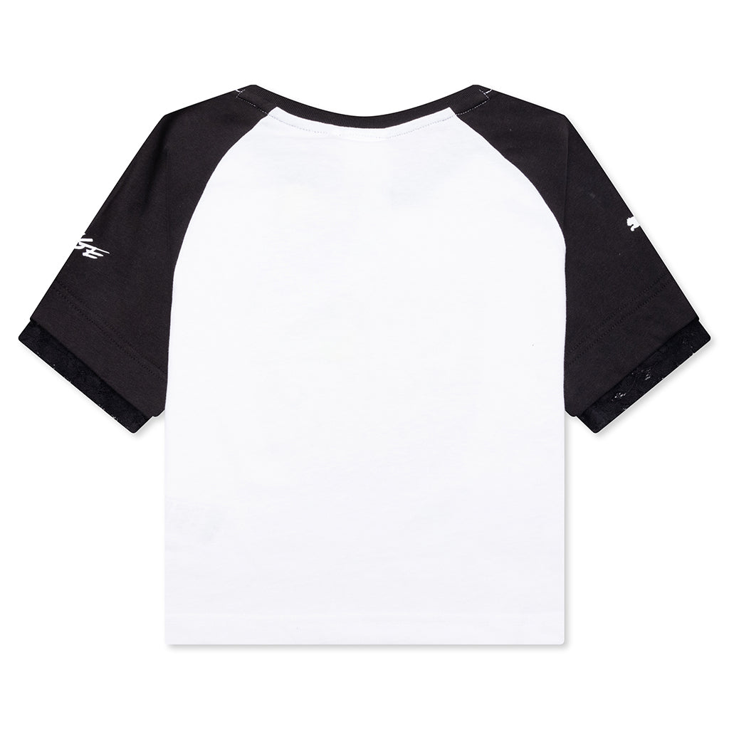 Flacko Smile Women's Baby Tee - White