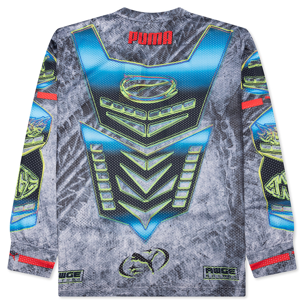 Moto Armor L/S Tee - White
