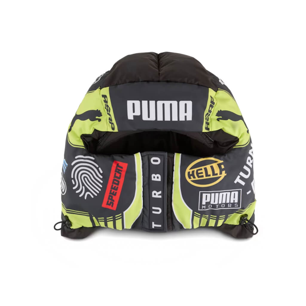 Padded Balaclava - Black/Lime Pow
