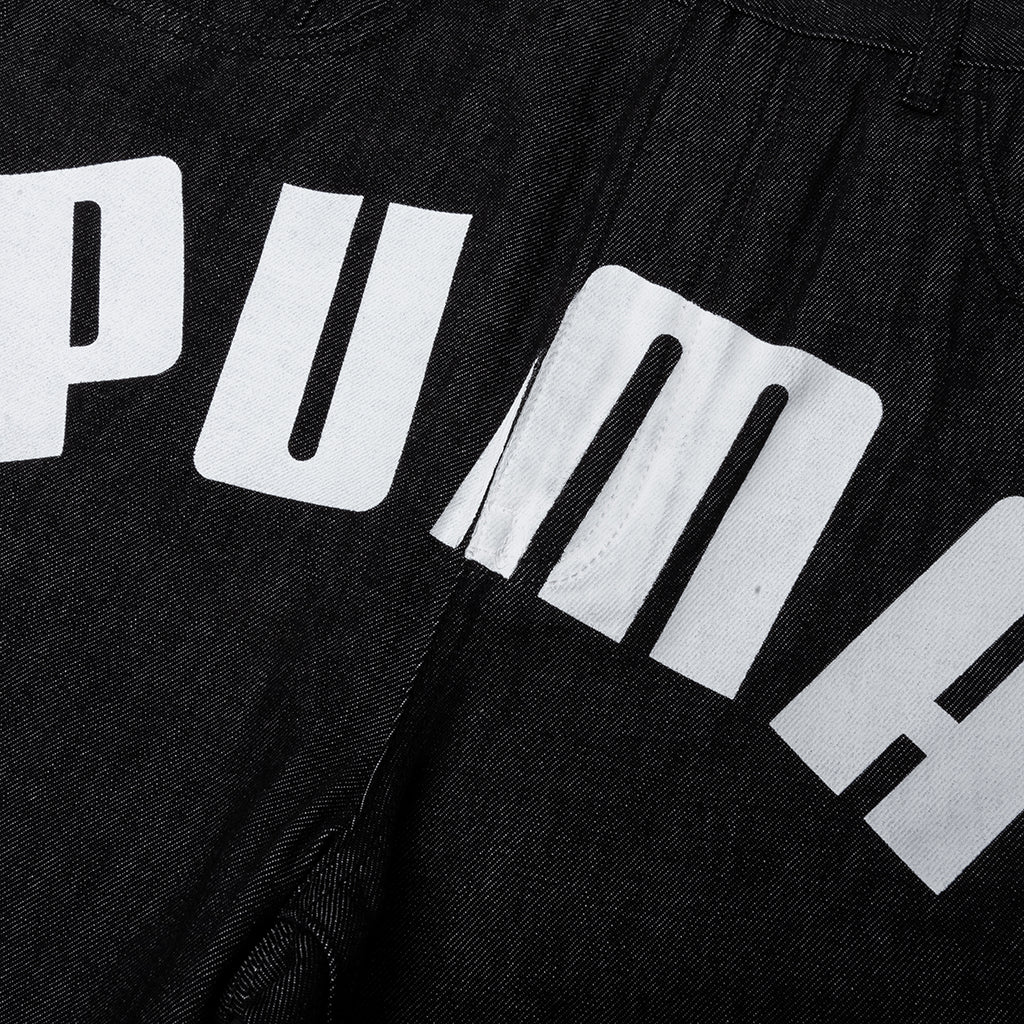 Printed Denim - Black/Denim
