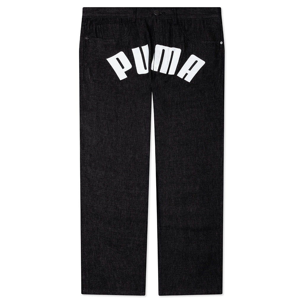 Printed Denim - Black/Denim