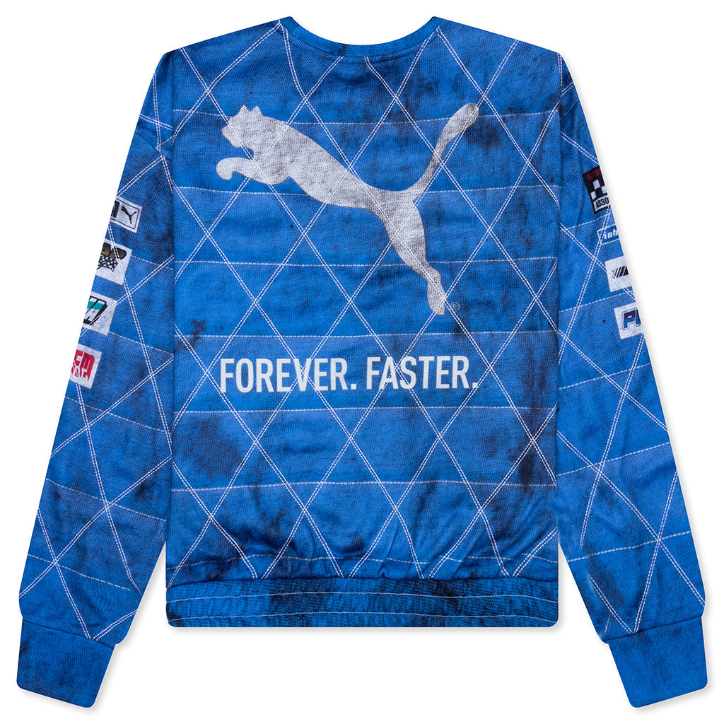 Quilted Sweat Shirt - Clyde Royal