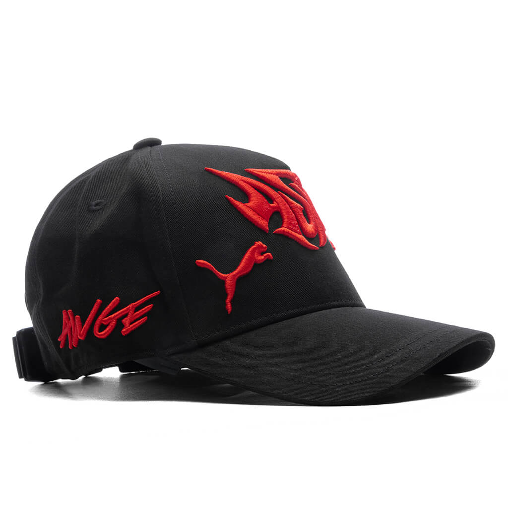 Seatbelt Cap - Black/Fierce Red