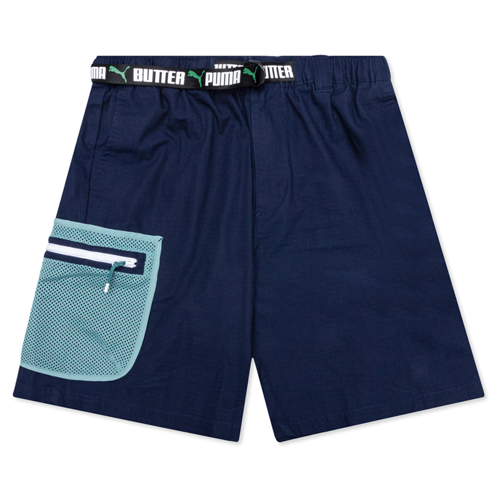Rip Stop Cargo Shorts - Blue