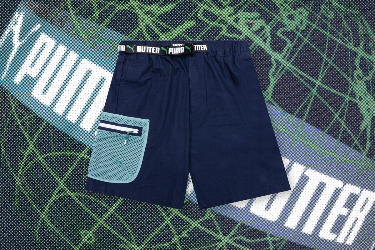 Rip Stop Cargo Shorts - Blue