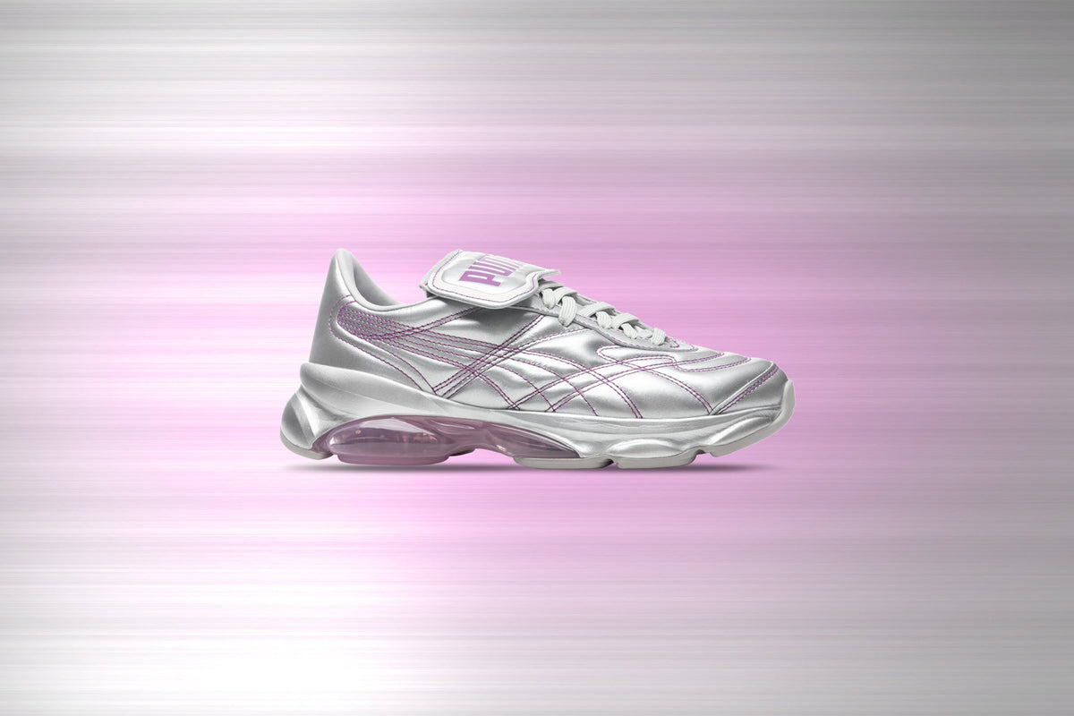 Women's Cell King Metallic L - Puma Silver/Byzantium/Pink Lady