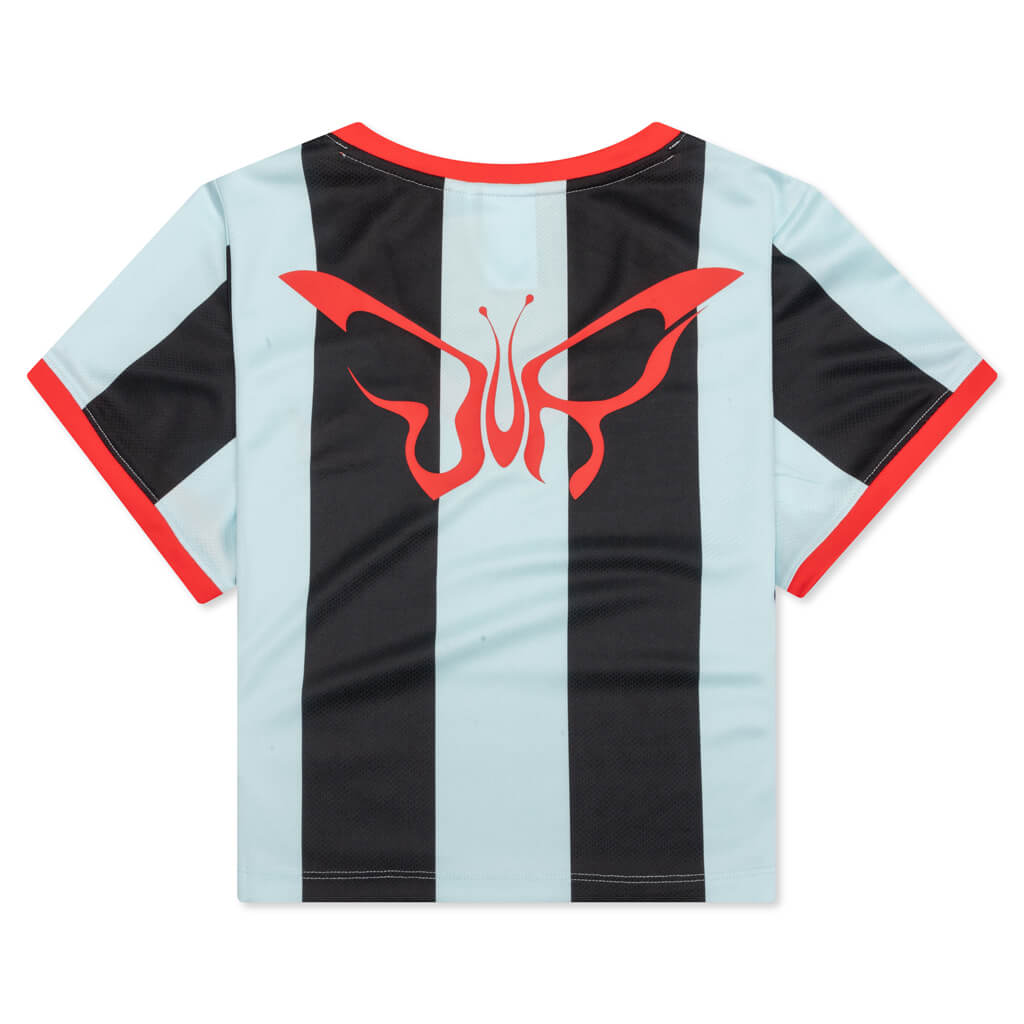 Women's Striped Slim Tee - Blue