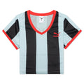 Women's Striped Slim Tee - Blue