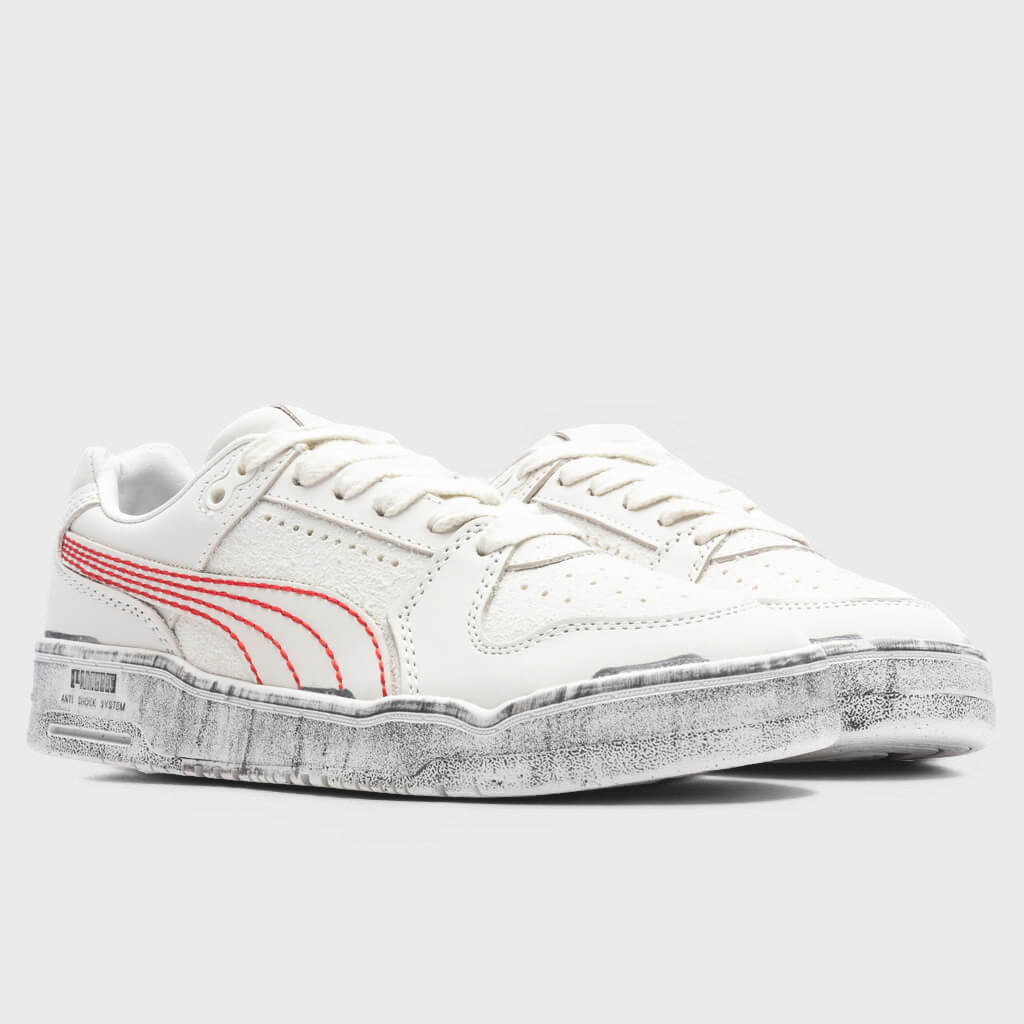 Slipstream Lo - Vapor Gray/Pop Red