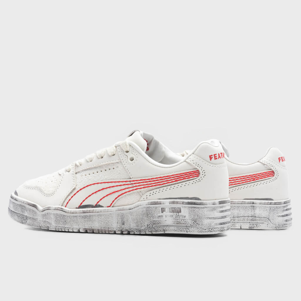 Slipstream Lo - Vapor Gray/Pop Red