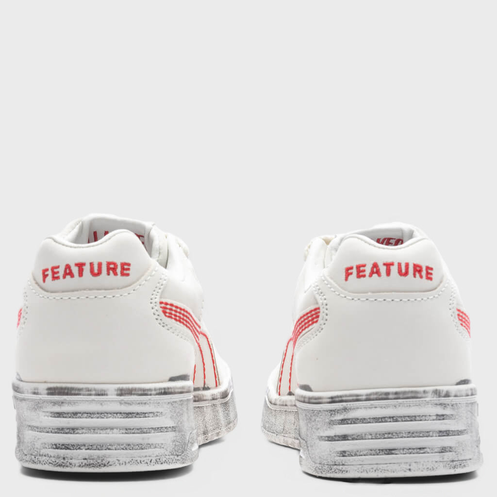 Slipstream Lo - Vapor Gray/Pop Red