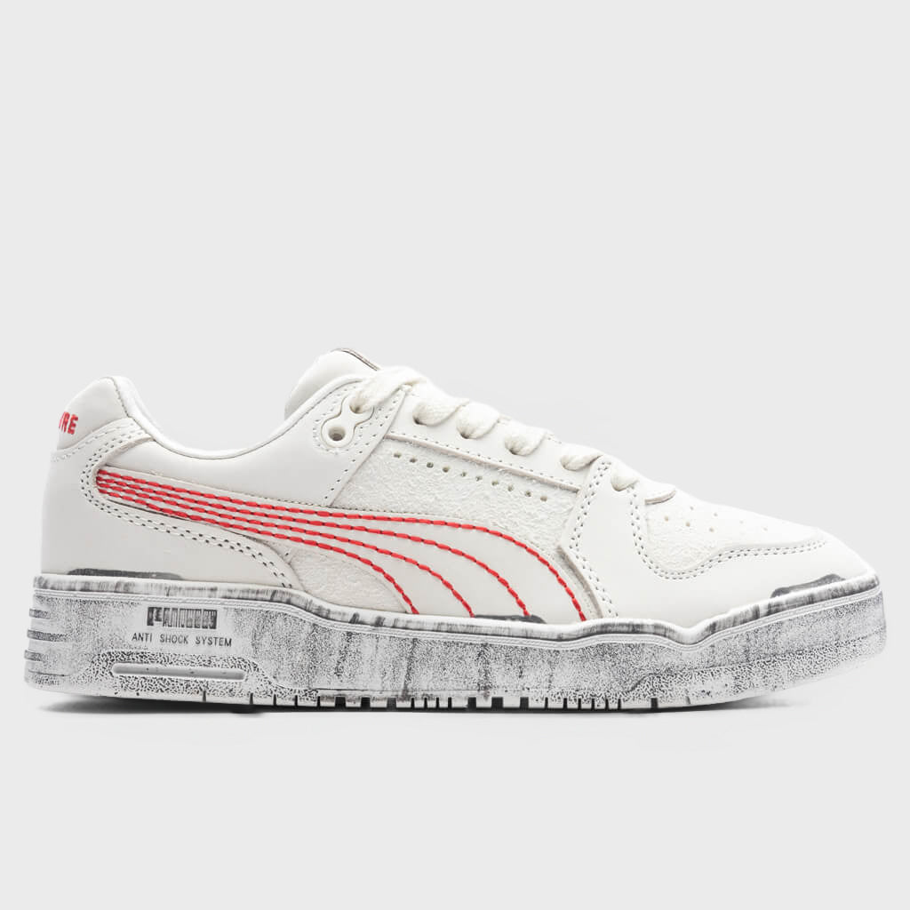 Slipstream Lo - Vapor Gray/Pop Red
