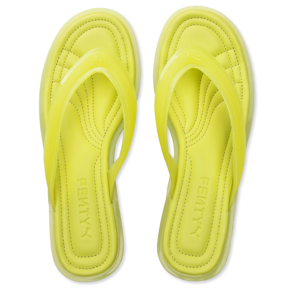 Women's Cat Cleat Jelly - Lime Sheen