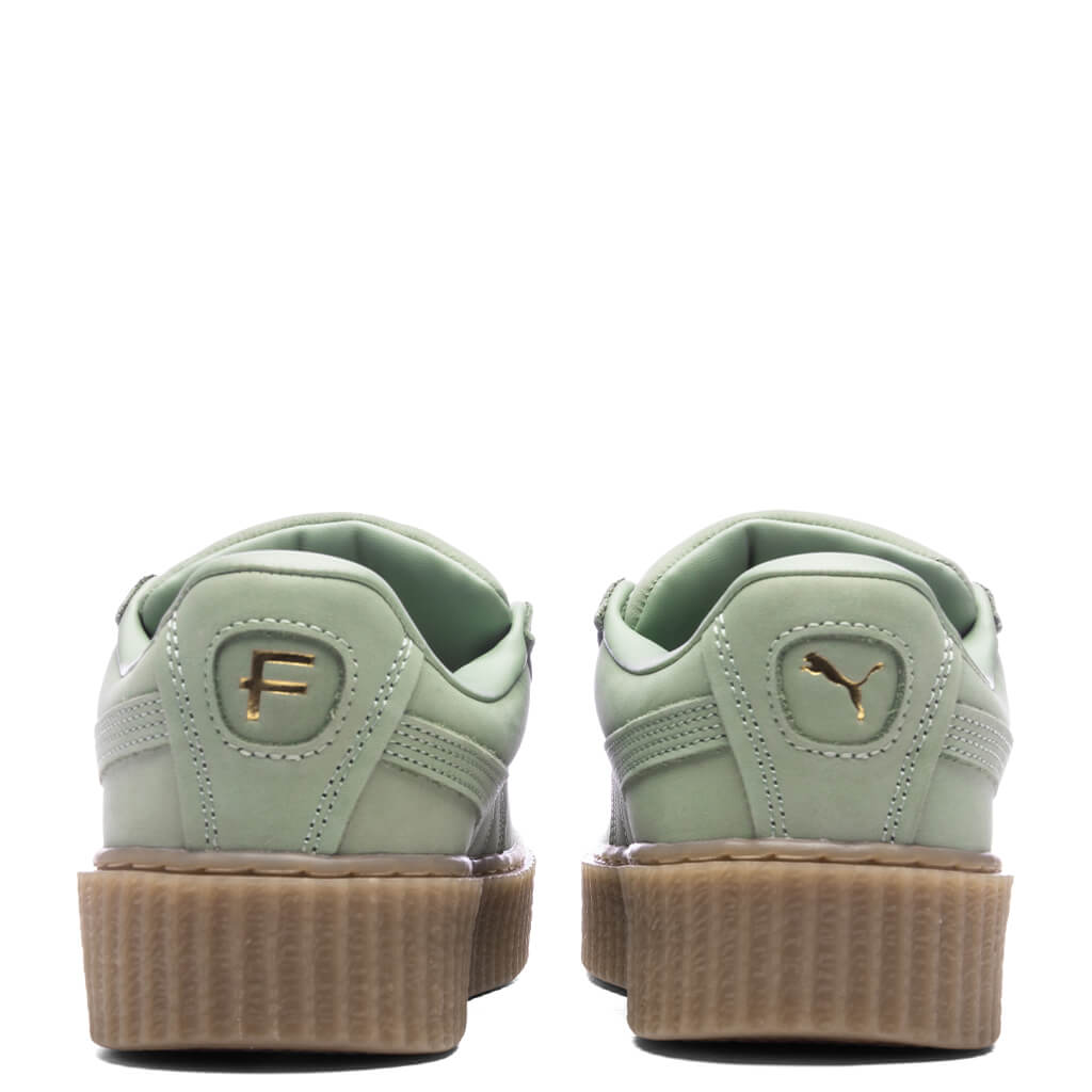 Creeper Phatty Nubuck (JR) - Green Fog